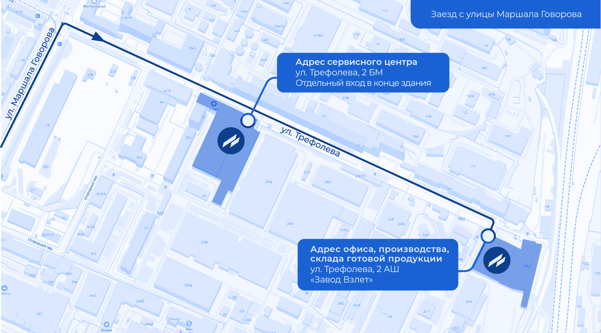 Обновление информации в разделе Контакты