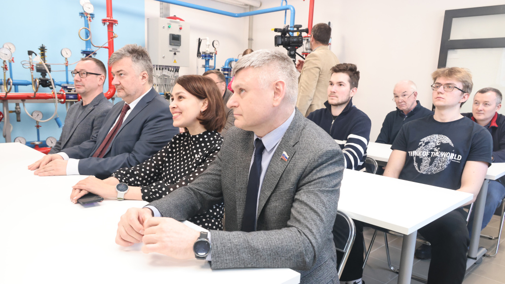 Выступления на торжественном открытии лаборатории