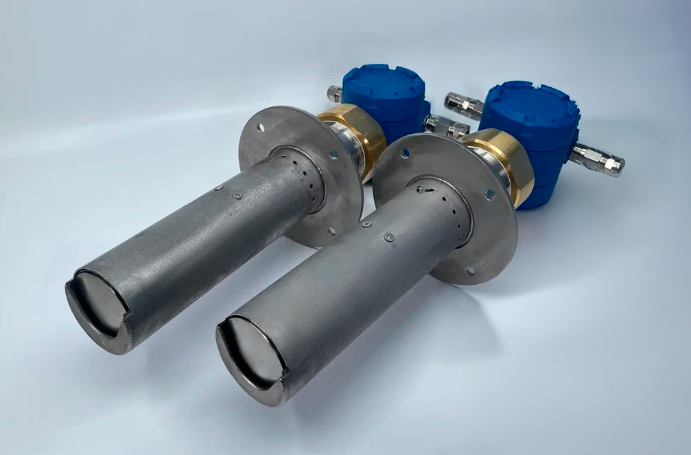 Рис 8. Специальное исполнение датчиков ПЭА Г с обдувом излучающей поверхности